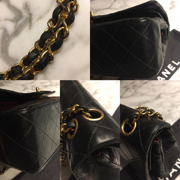 CHANEL vintage classic double flap size small. - Picture 8 of 8
